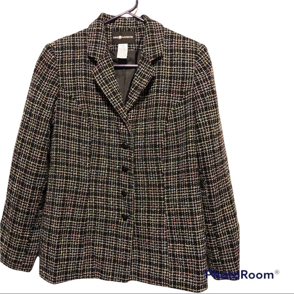 Sag Harbor tweed jacket size 8